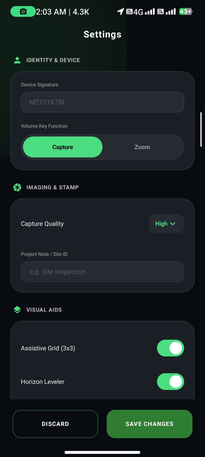 GeoStamp Camera screenshot
